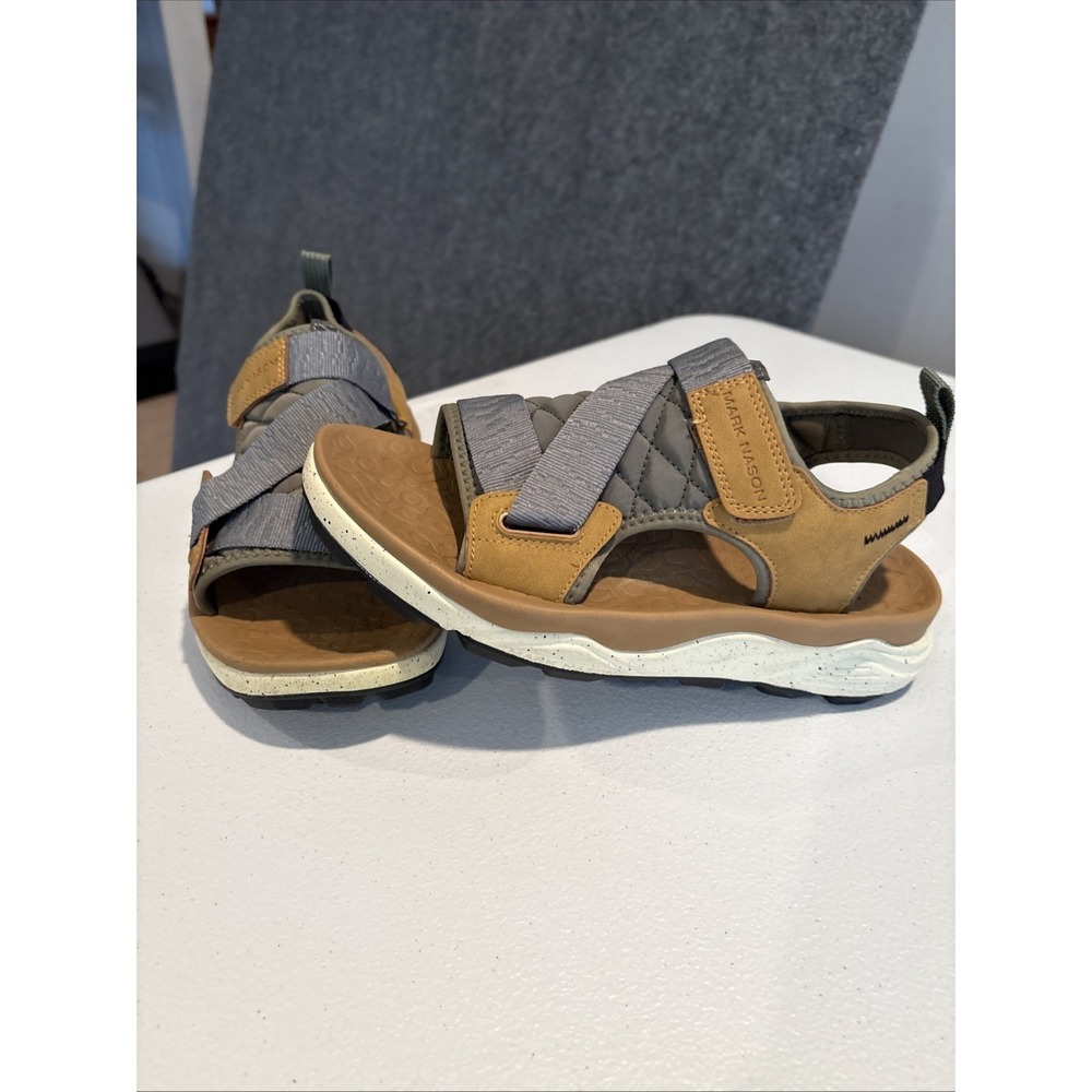 Mark Nason Los Angeles Women's Runyon Lumi Olive Multi Sport Sandals‎ Size 8.5